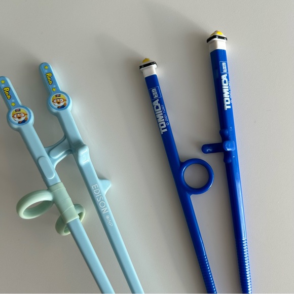 Set of Training Kids Chopsticks - 2 Pairs - Picture 3 of 12